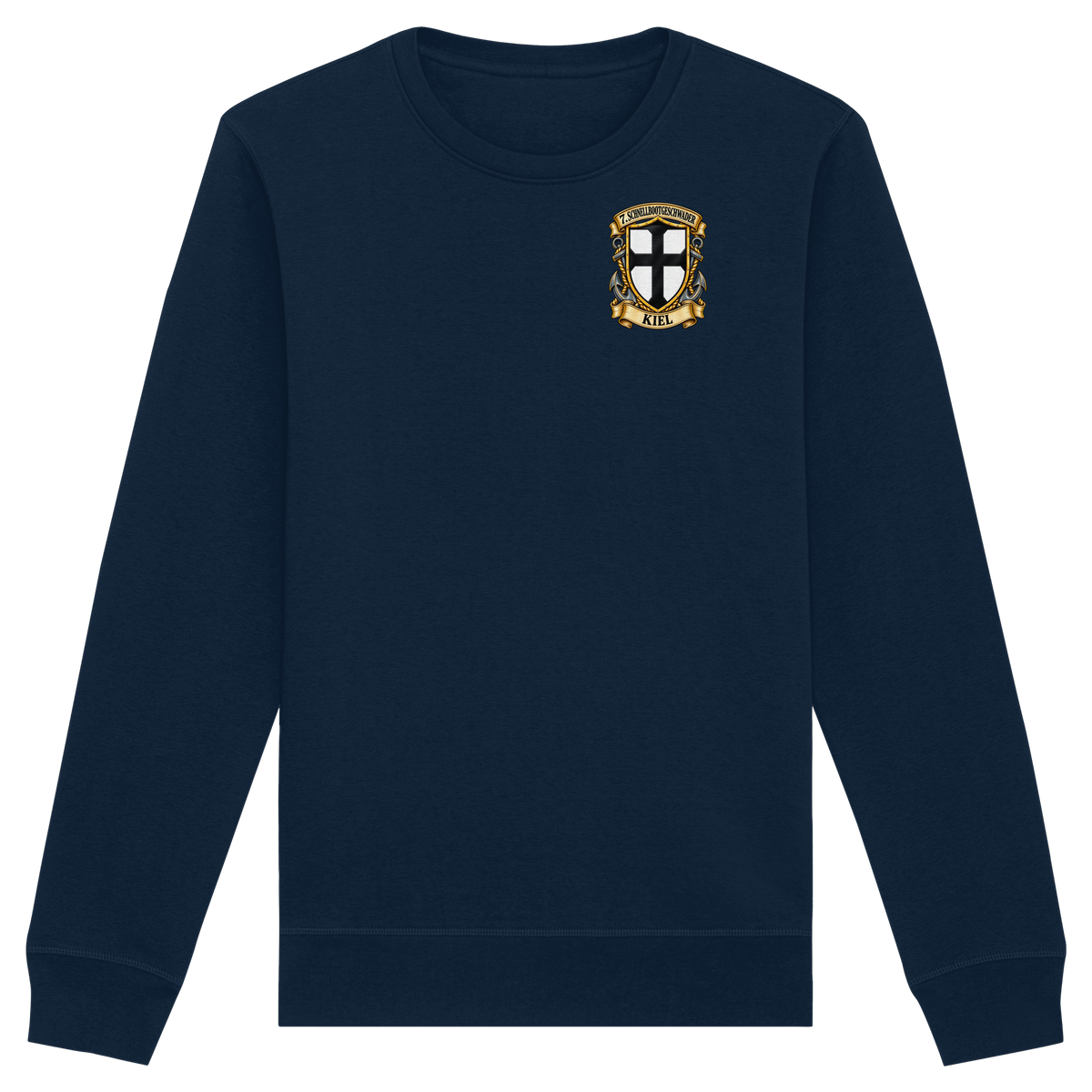 Wappen 7. Schnellbootgeschwader - KIEL - Brustlogo - Organic Basic Unisex Sweatshirt