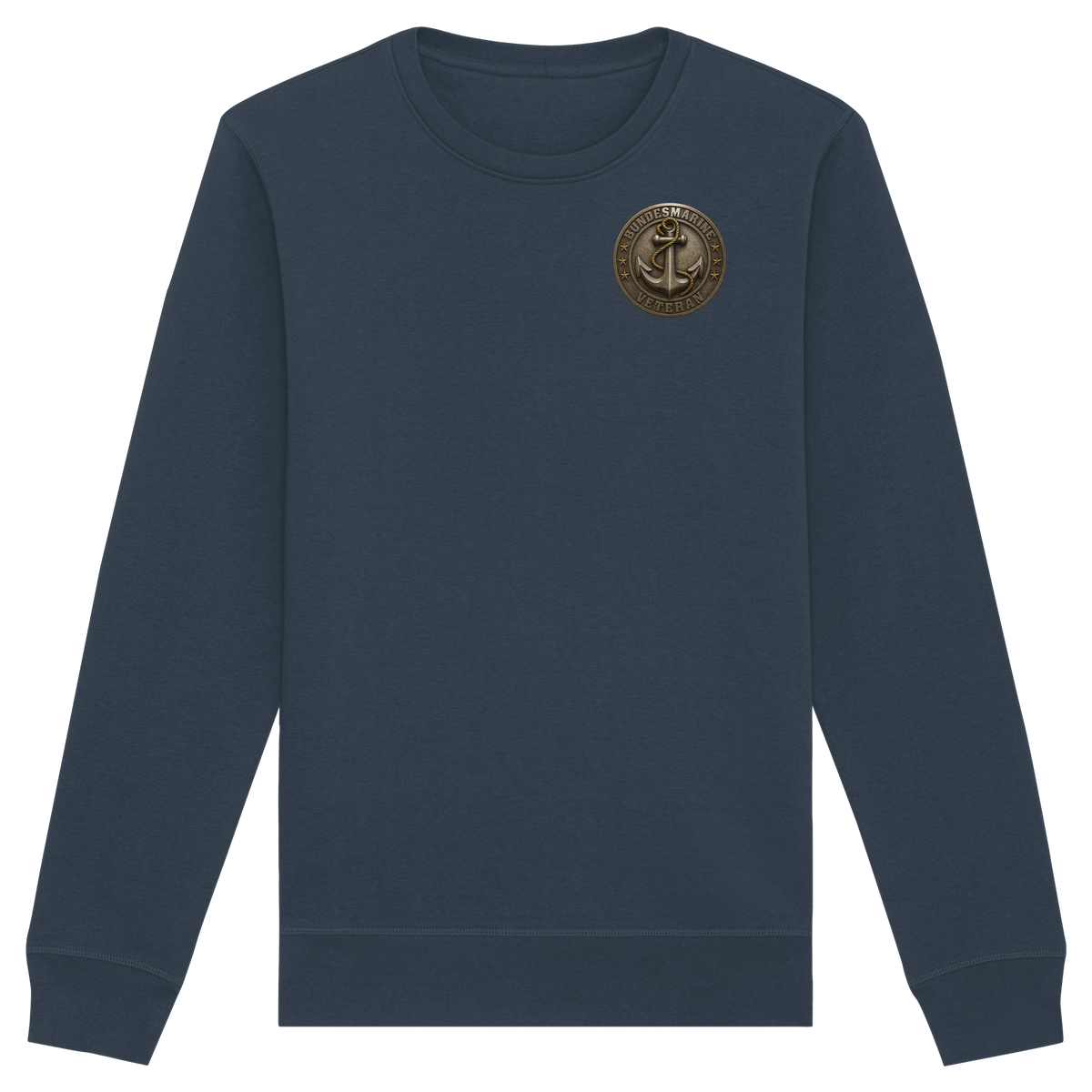 Logo BUNDESMARINE - Metalleffekt - Organic Basic Unisex Sweatshirt