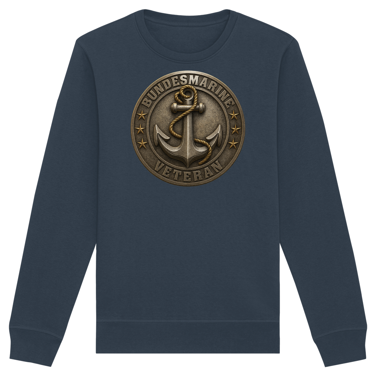Logo BUNDESMARINE - Metalleffekt - Organic Basic Unisex Sweatshirt