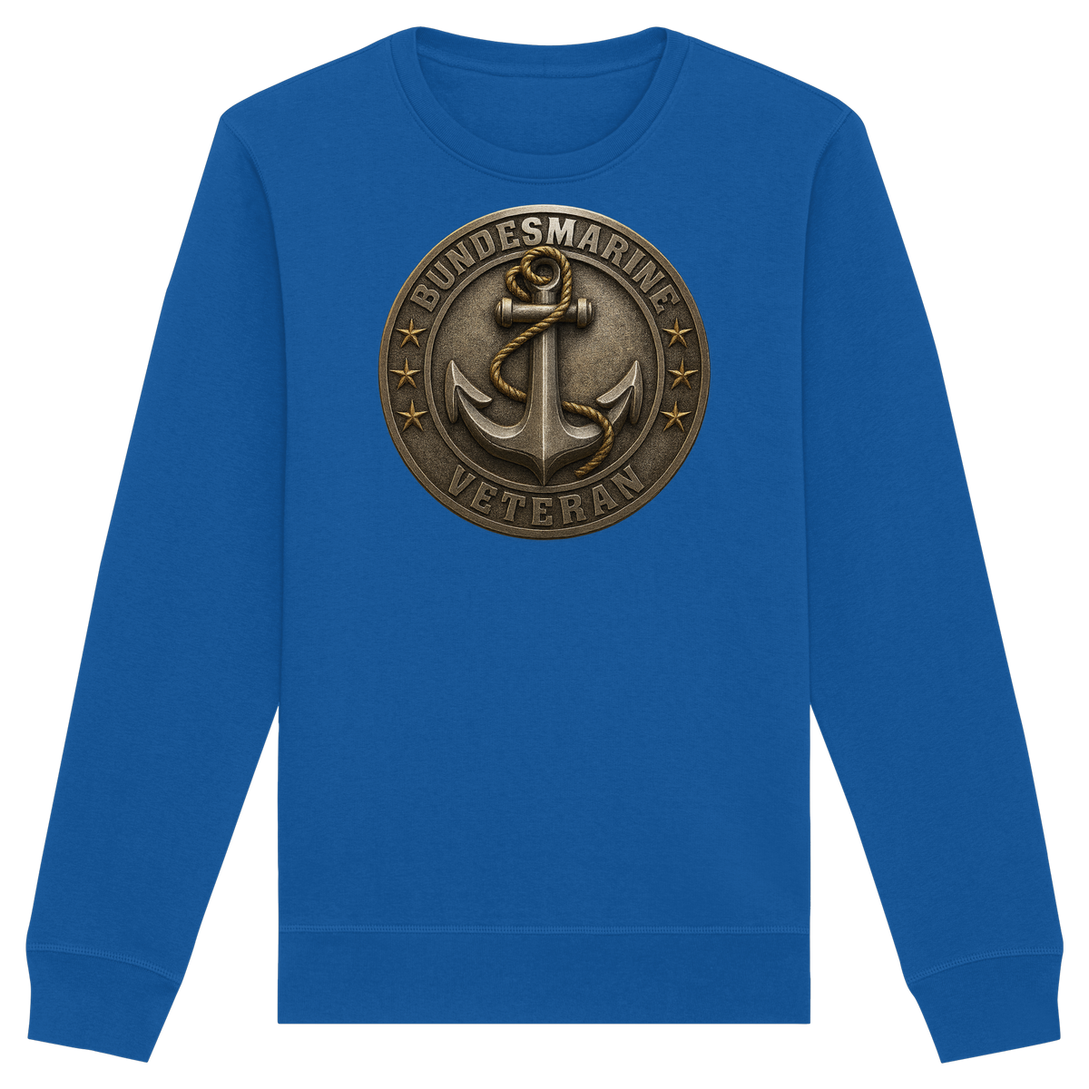 Logo BUNDESMARINE - Metalleffekt - Organic Basic Unisex Sweatshirt