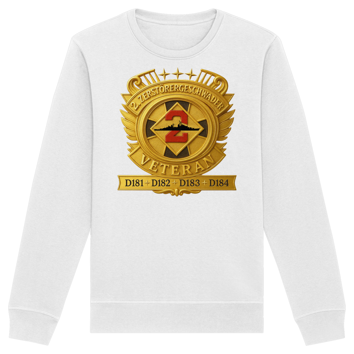 2. Zerstörergeschwader - Veteran  - Organic Basic Unisex Sweatshirt
