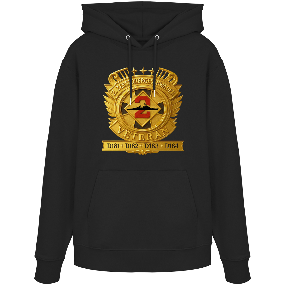 2. Zerstörergeschwader - Veteran  - Organic Hoodie