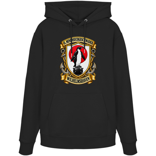 Wappen 6. Minensuchgeschwader - WILHELMSHAVEN - Organic Hoodie