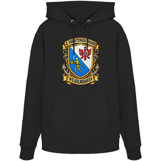 Wappen 4. Fregattengeschwader - Wilhelmshaven  - Organic Hoodie
