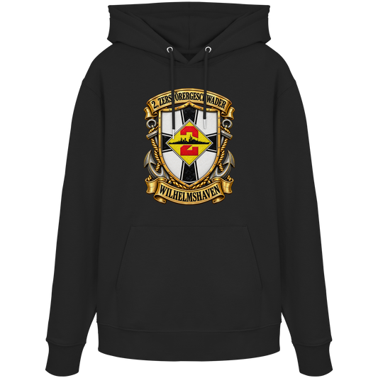 Wappen 2. Zerstörergeschwader - WILHELMSHAVEN - Organic Hoodie