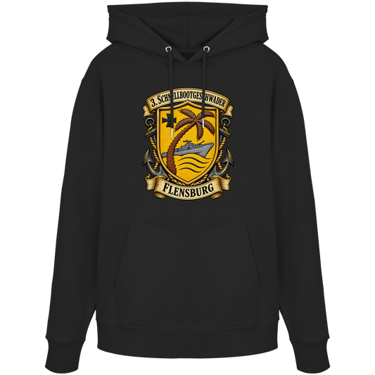 Wappen 3. Schnellbootgeschwader - FLENSBURG - Organic Hoodie