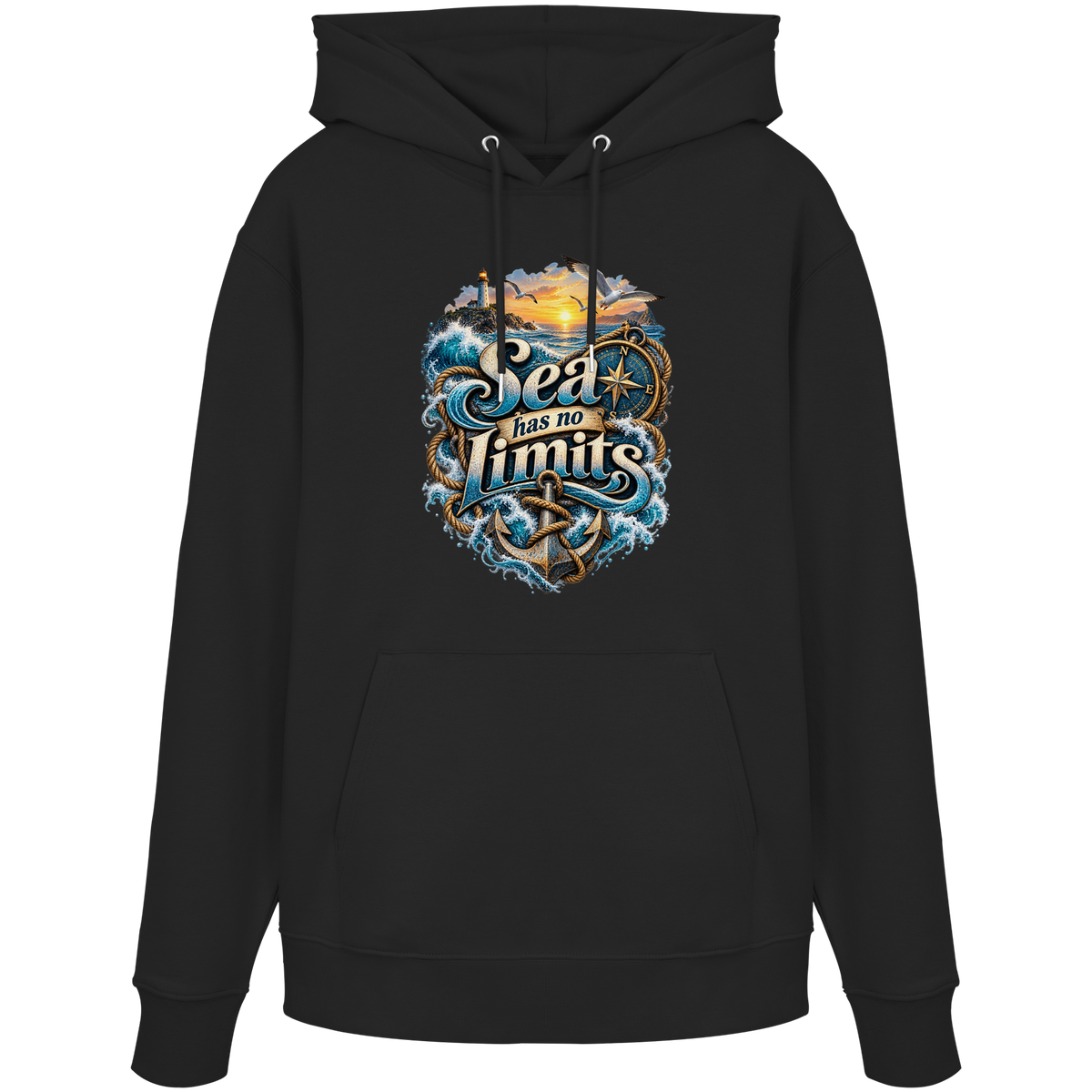 Sea has no Limits - Organic Hoodie