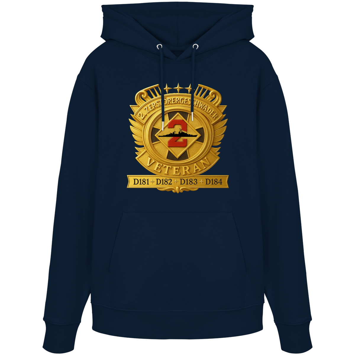 2. Zerstörergeschwader - Veteran  - Organic Hoodie