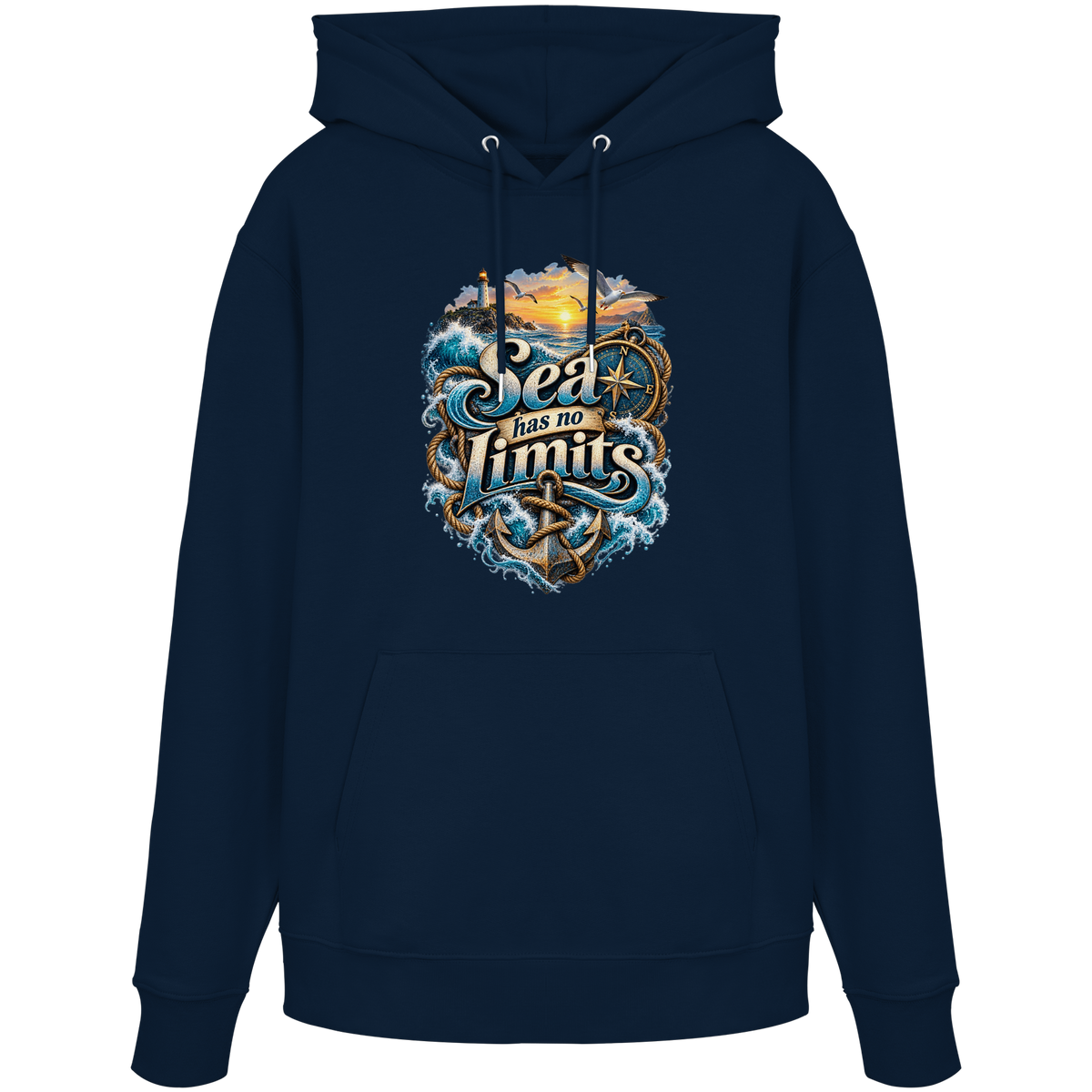 Sea has no Limits - Organic Hoodie