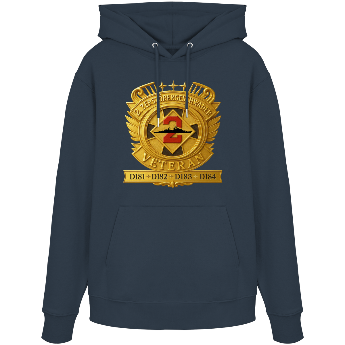 2. Zerstörergeschwader - Veteran  - Organic Hoodie