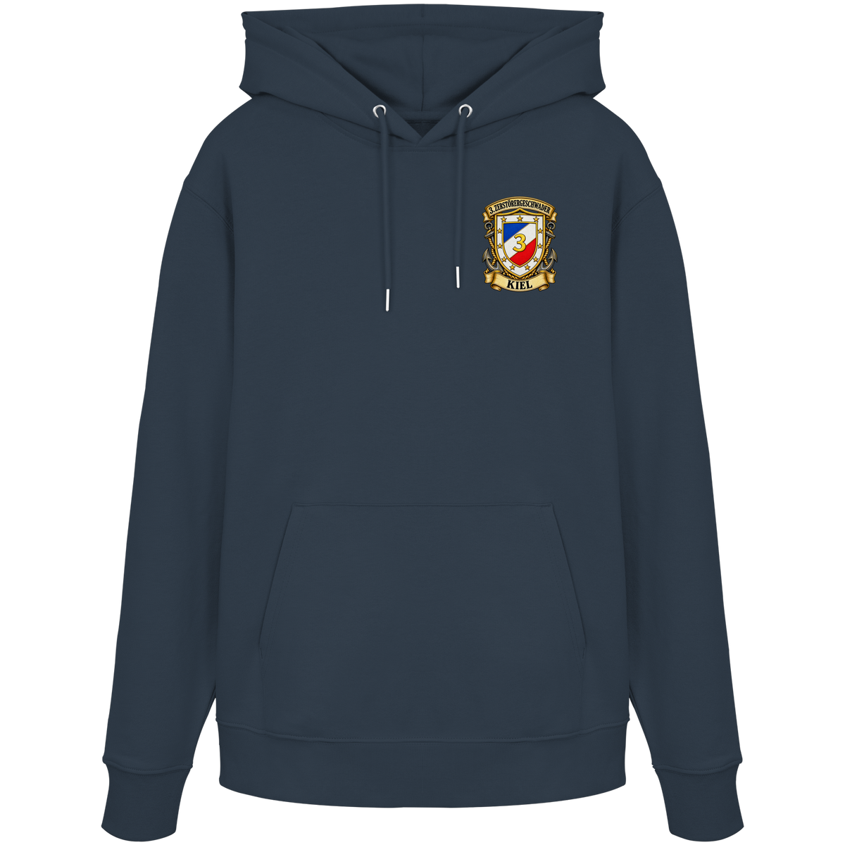 Wappen 3. Zerstörergeschwader - KIEL - Brustlogo - Organic Hoodie