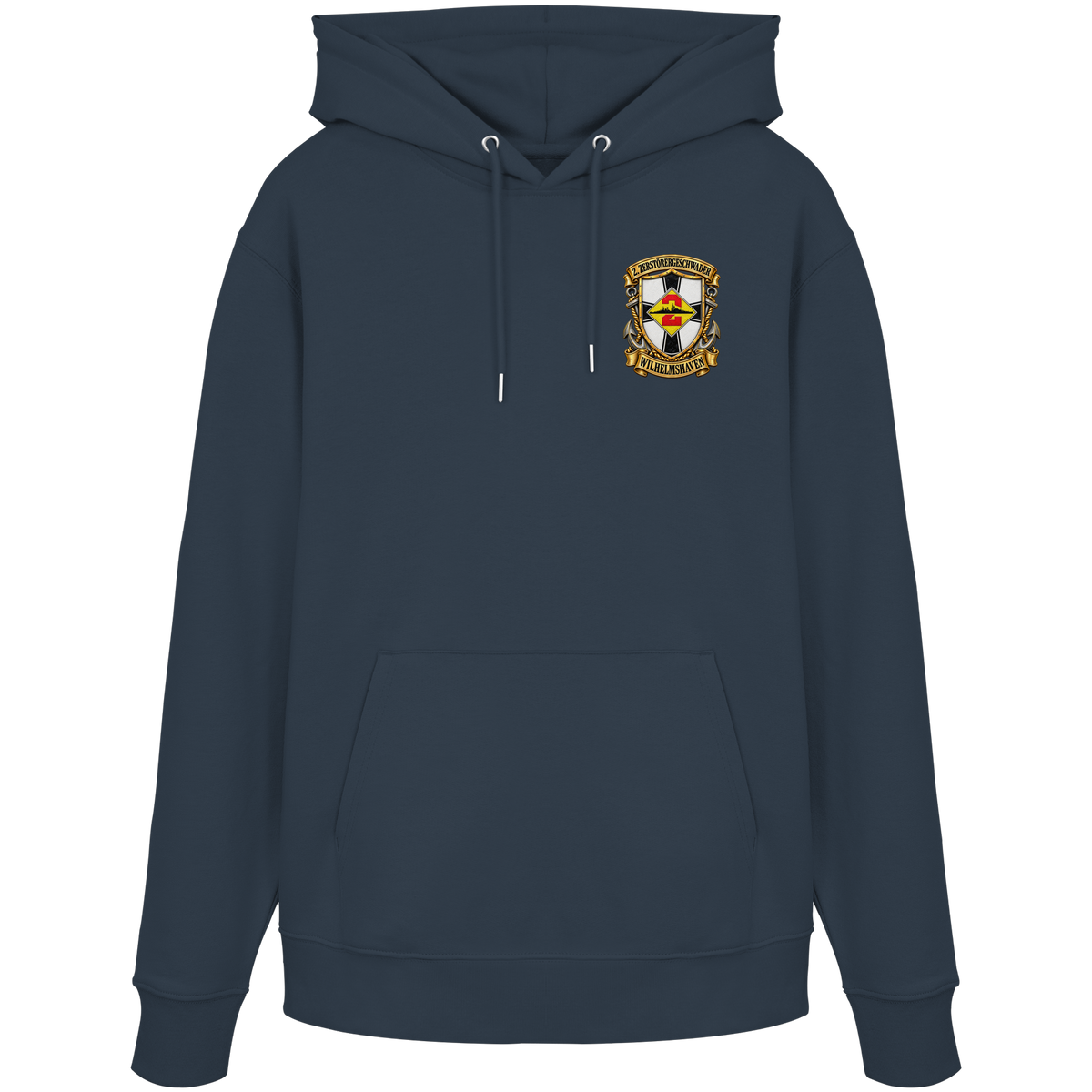 Wappen 2. Zerstörergeschwader - WILHELMSHAVEN - Brustlogo  - Organic Hoodie