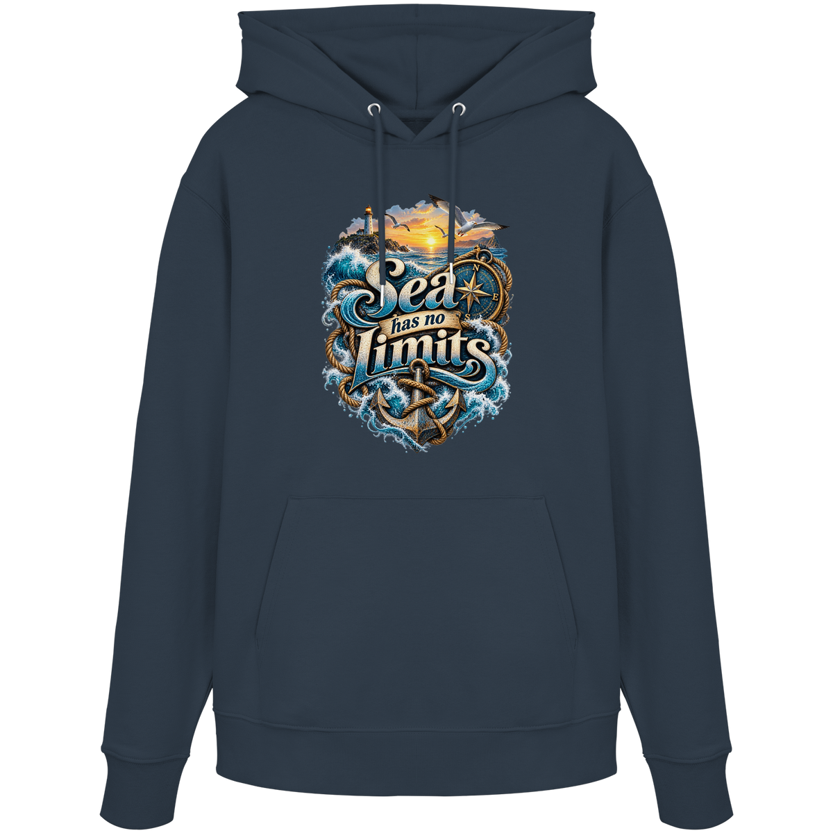 Sea has no Limits - Organic Hoodie