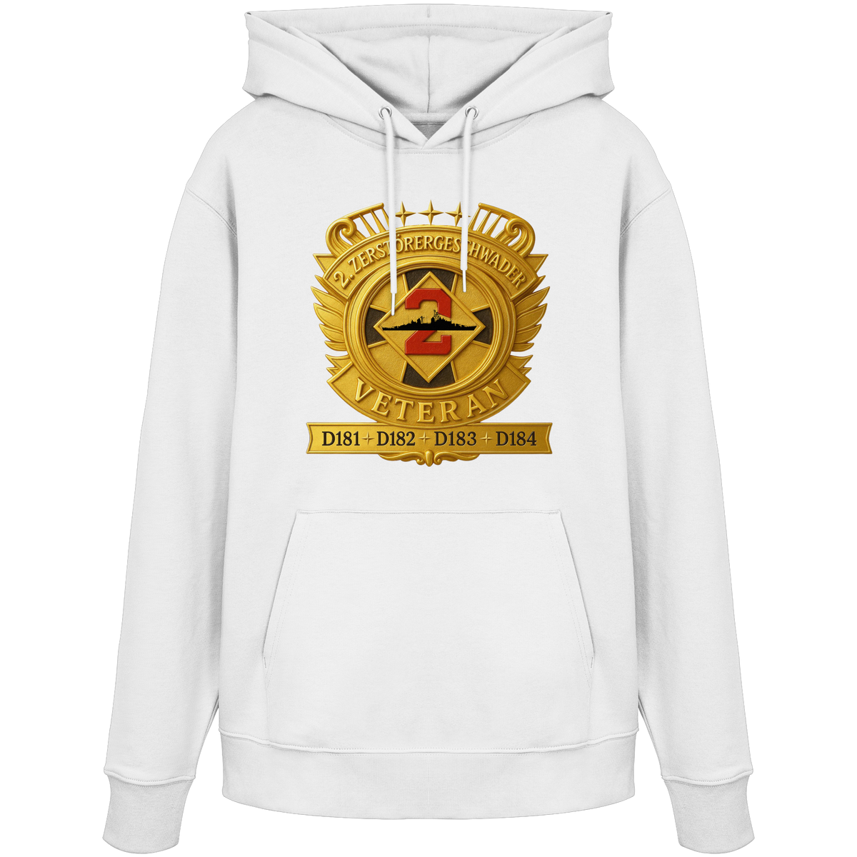 2. Zerstörergeschwader - Veteran  - Organic Hoodie