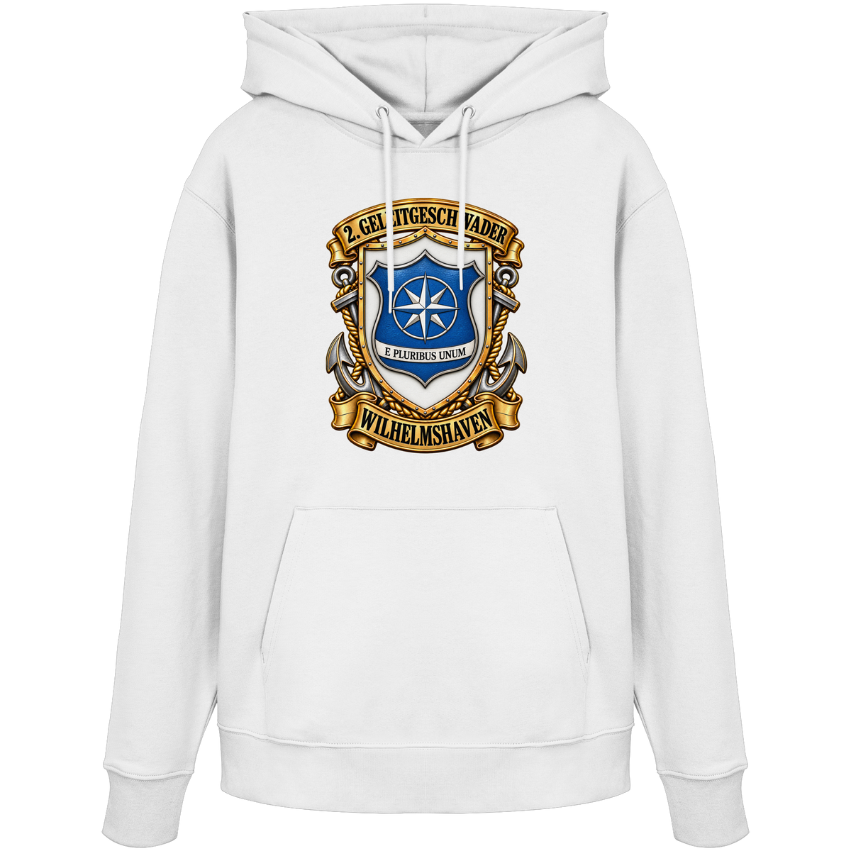 Wappen 2. Geleitgeschwader - Wilhelmshaven - Organic Hoodie
