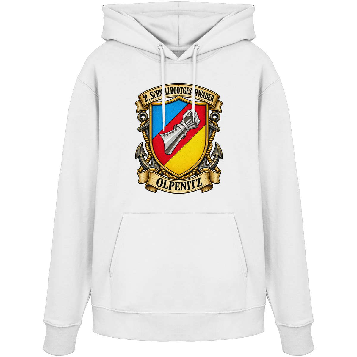 Wappen 2. Schnellbootgeschwader - Olpenitz - Organic Hoodie
