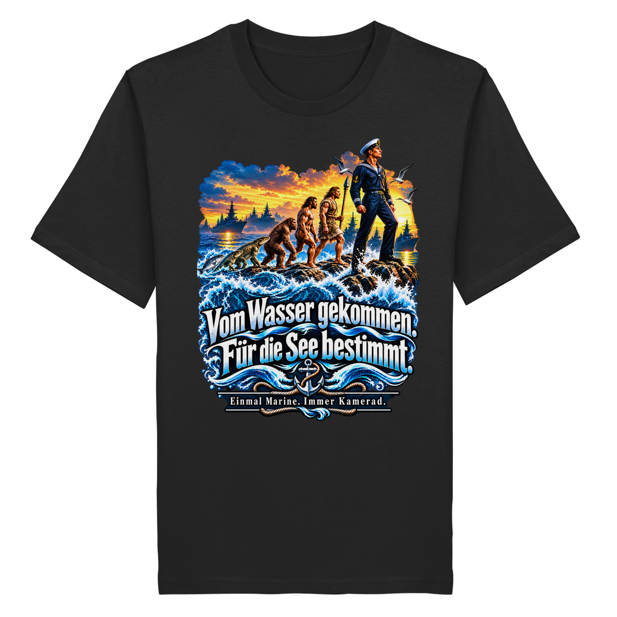 Vom Wasser gekommen - Für die See bestimmt - Organic Shirt