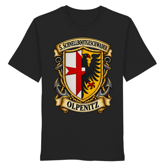 Wappen 5. Schnellbootgeschwader - OLPENITZ - Organic Shirt