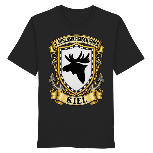 Wappen 3. Minensuchgeschwader - KIEL - Organic Shirt