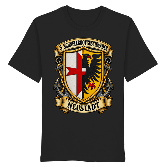 Wappen 5. Schnellbootgeschwader - NEUSTADT - Organic Shirt