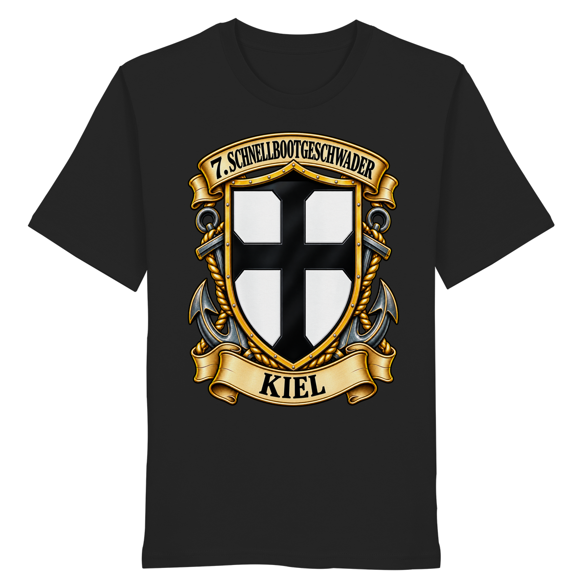 Wappen 7. Schnellbootgeschwader - KIEL - Organic Shirt