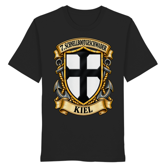 Wappen 7. Schnellbootgeschwader - KIEL - Organic Shirt
