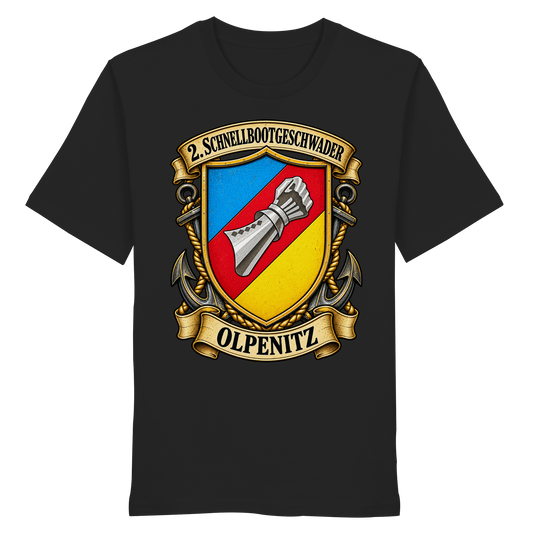 Wappen 2. Schnellbootgeschwader - Olpenitz - Organic Shirt