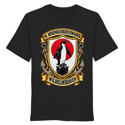 Wappen 6. Minensuchgeschwader - WILHELMSHAVEN - Organic Shirt