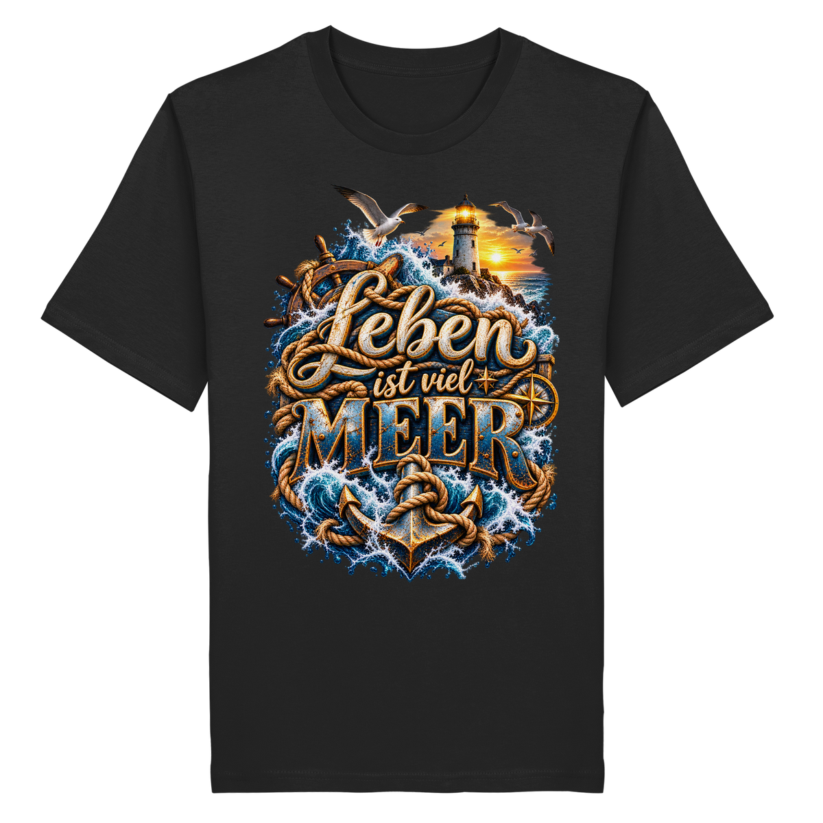 Leben ist viel Meer - Organic Shirt