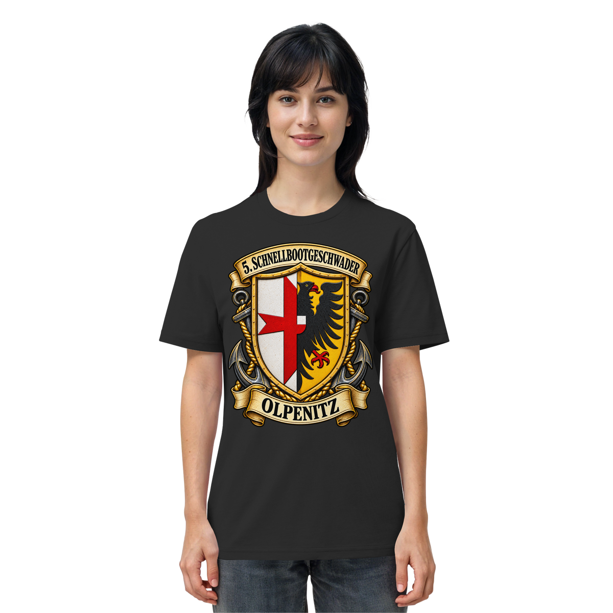 Wappen 5. Schnellbootgeschwader - OLPENITZ - Organic Shirt
