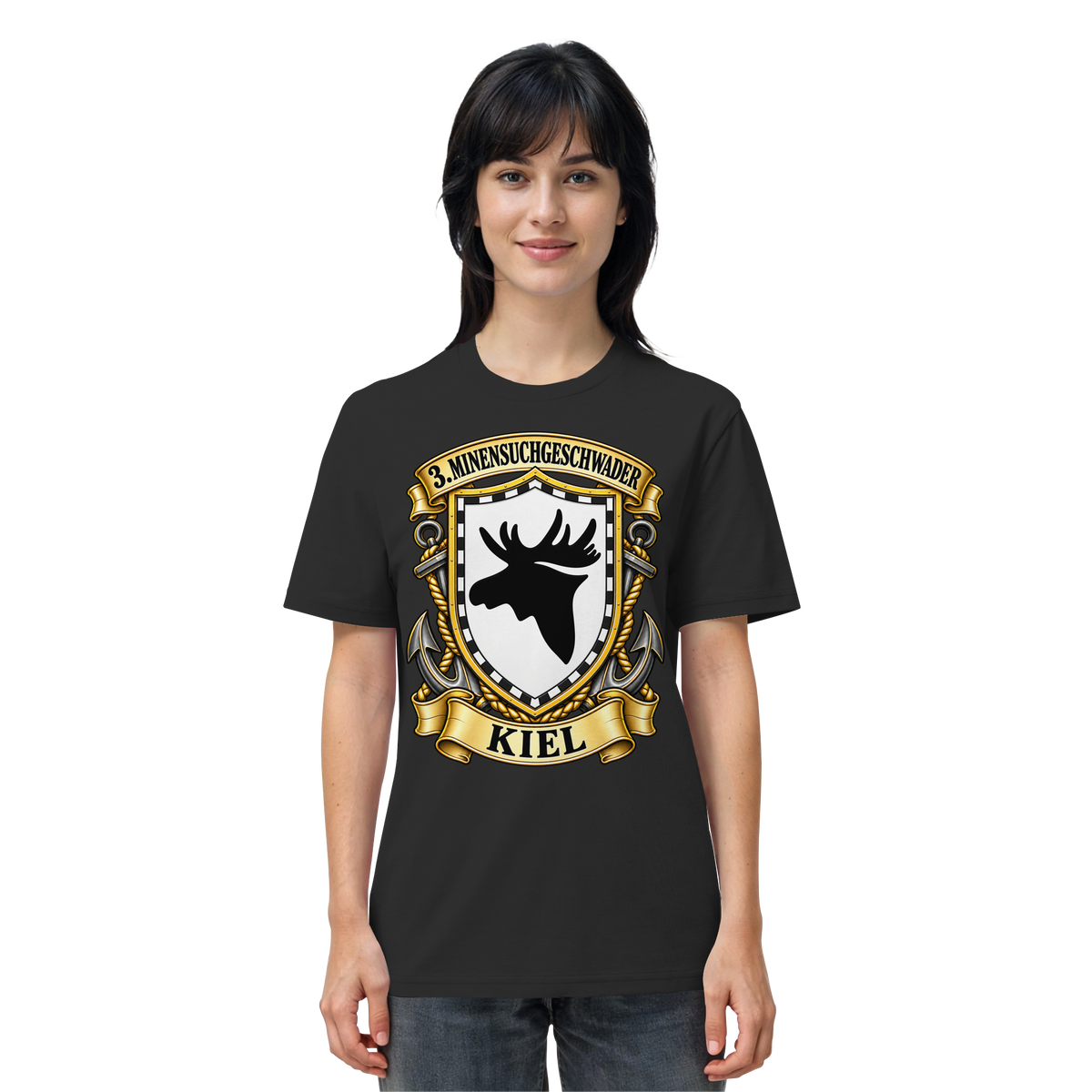 Wappen 3. Minensuchgeschwader - KIEL - Organic Shirt