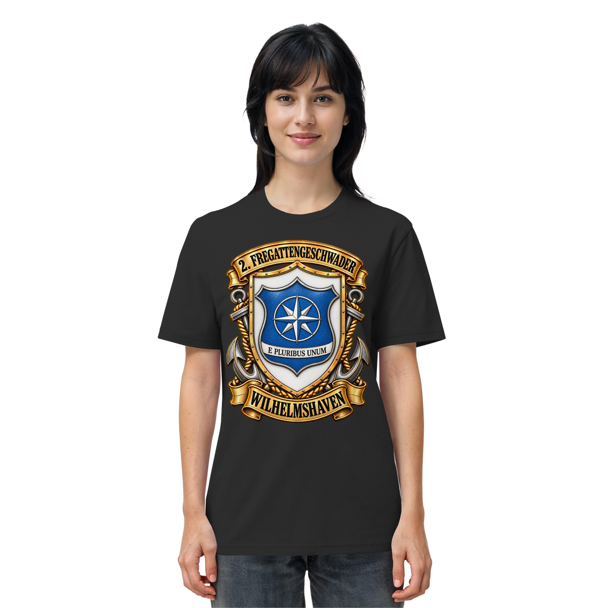 Wappen 2. Fregattengeschwader - Wilhelmshaven - Organic Shirt