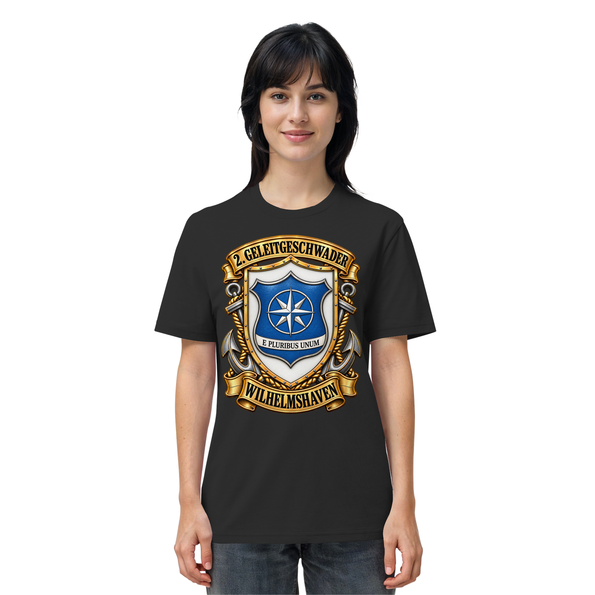 Wappen 2. Geleitgeschwader - Wilhelmshaven - Organic Shirt