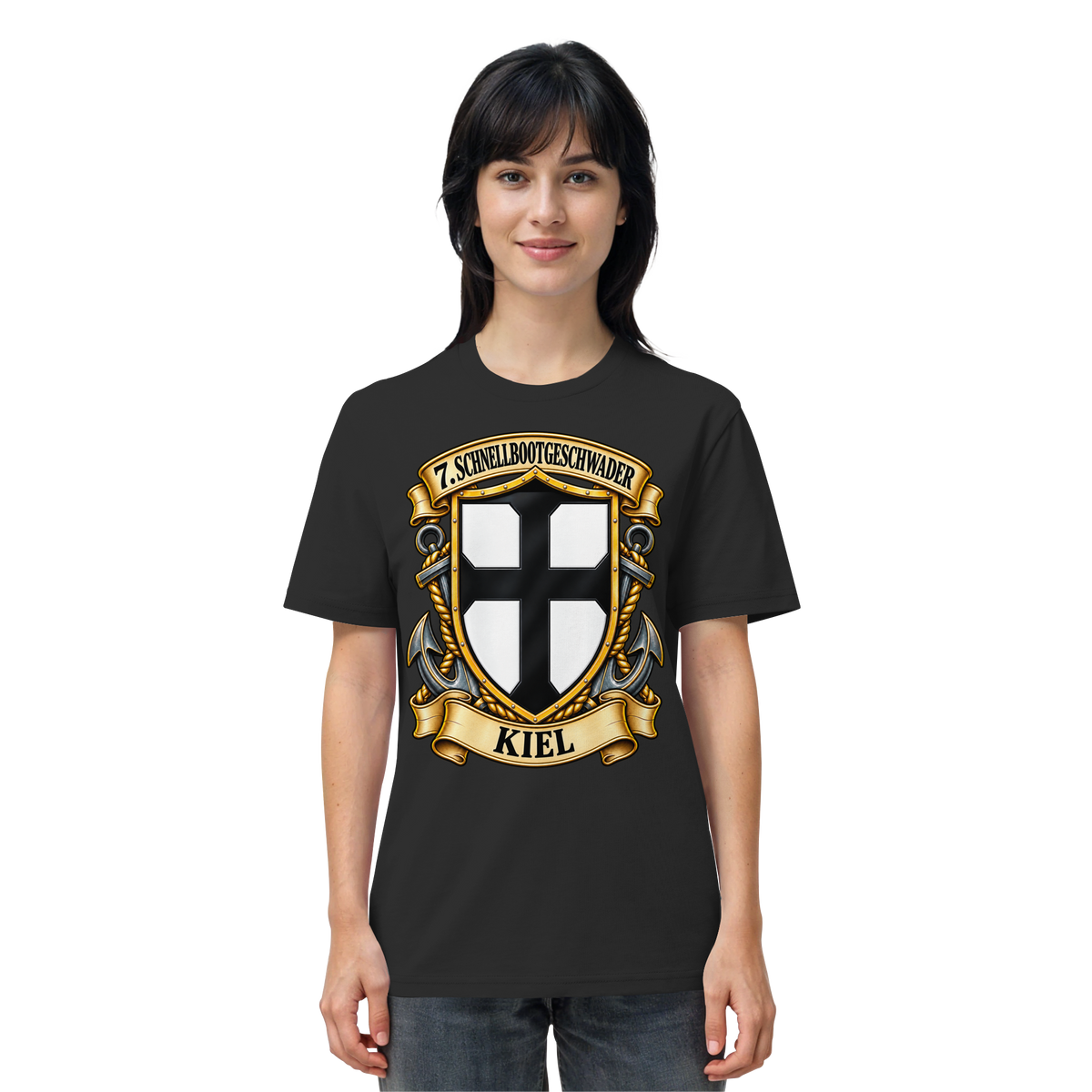 Wappen 7. Schnellbootgeschwader - KIEL - Organic Shirt