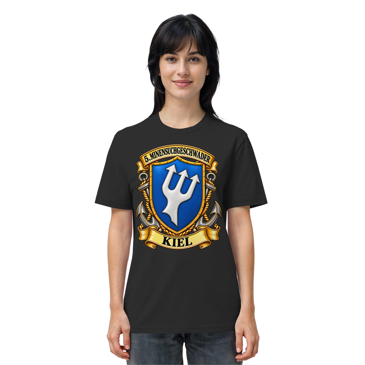 Wappen 5. Minensuchgeschwader - KIEL - Organic Shirt