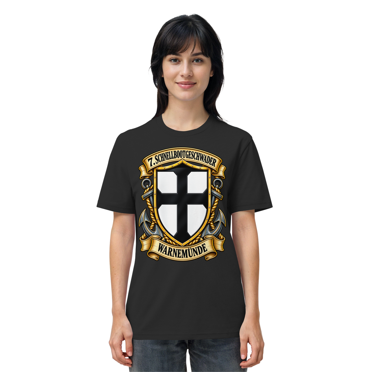 Wappen 7. Schnellbootgeschwader - WARNEMÜNDE - Organic Shirt