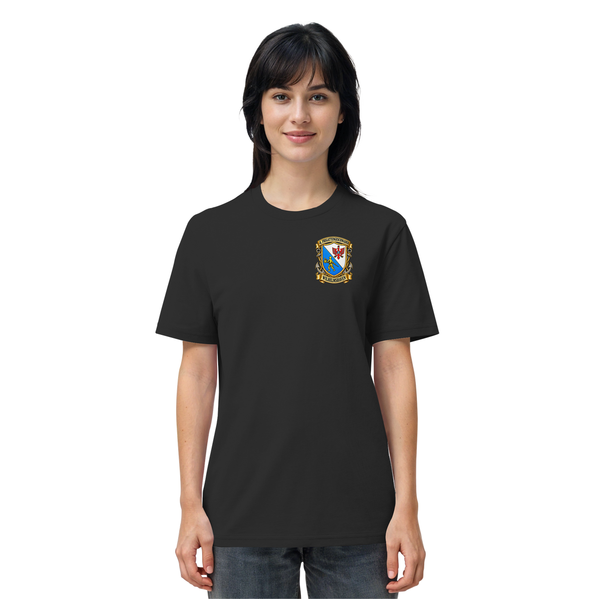 Wappen 4. Fregattengeschwader - Wilhelmshaven - Brustlogo - Organic Shirt