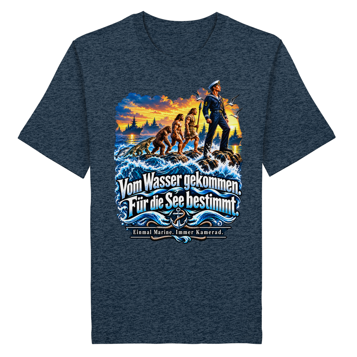 Vom Wasser gekommen - Für die See bestimmt - Organic Shirt