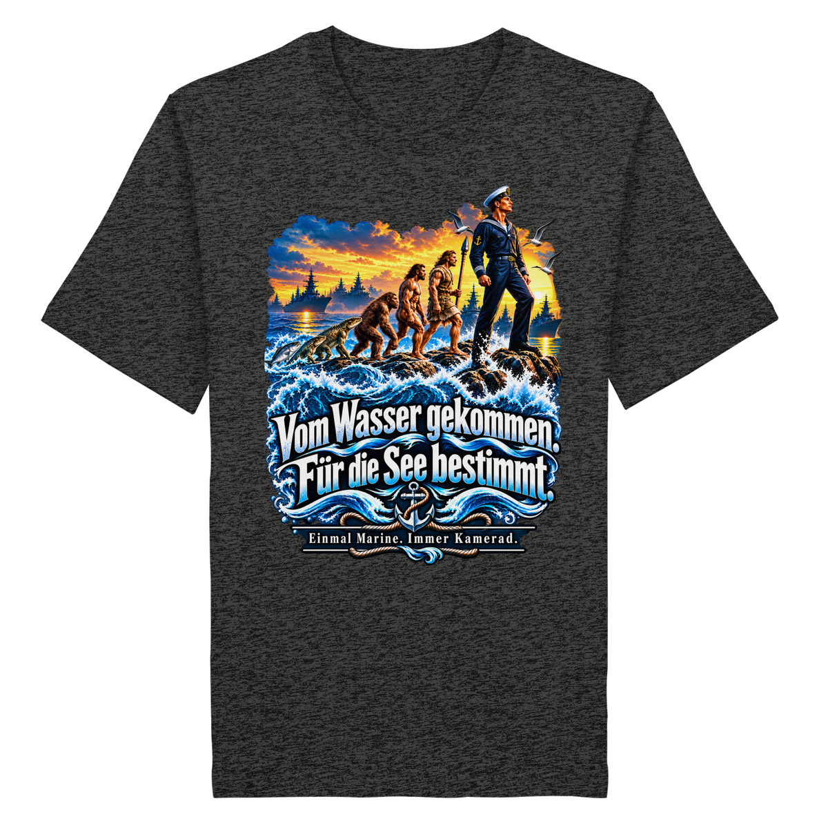 Vom Wasser gekommen - Für die See bestimmt - Organic Shirt