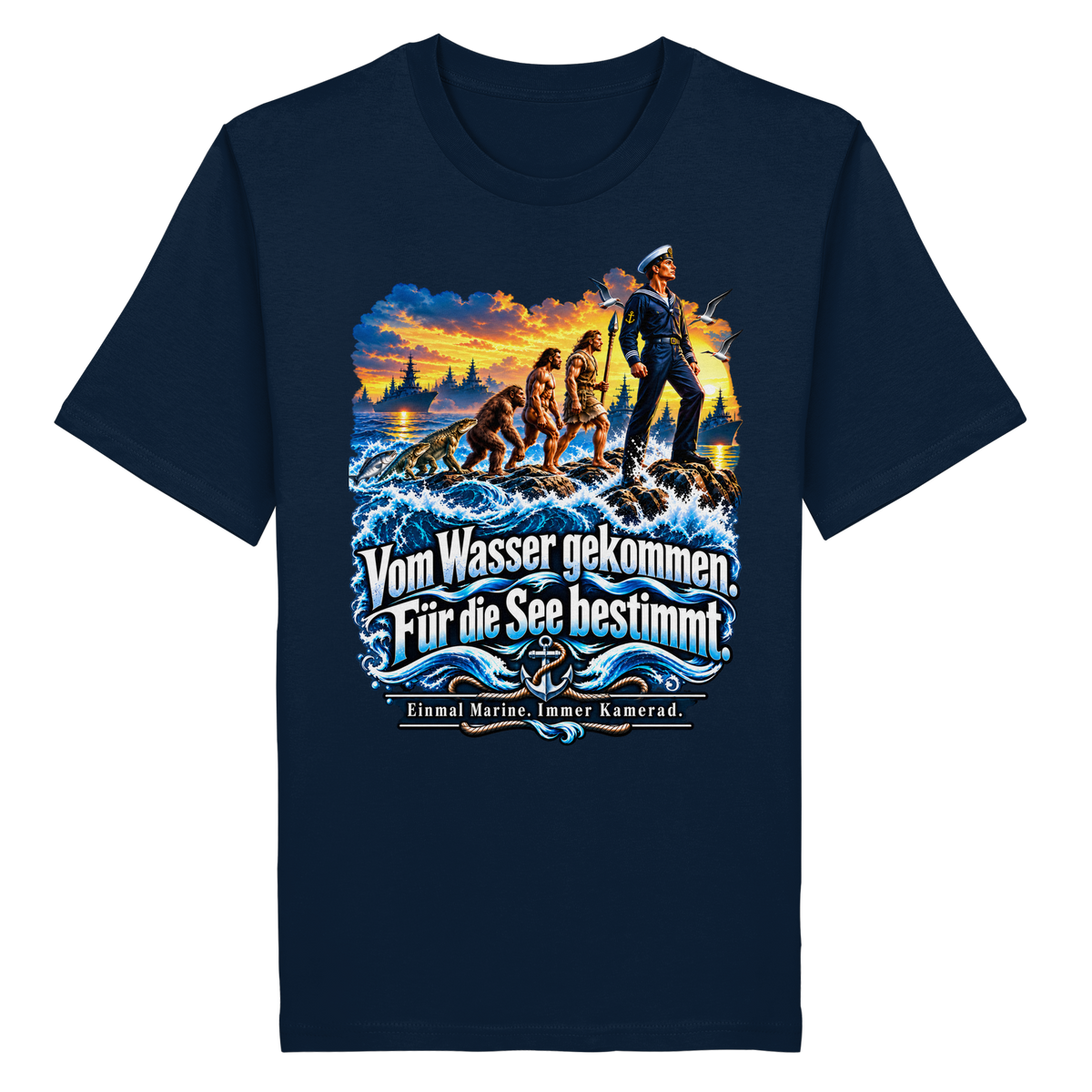Vom Wasser gekommen - Für die See bestimmt - Organic Shirt