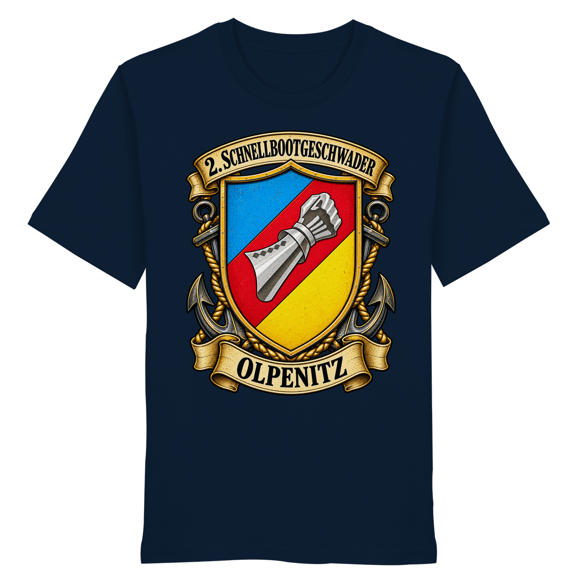 Wappen 2. Schnellbootgeschwader - Olpenitz - Organic Shirt