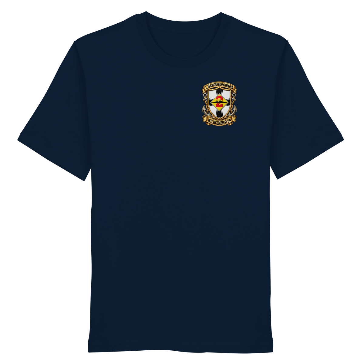 Wappen 2. Zerstörergeschwader - WILHELMSHAVEN - Brustlogo  - Organic Shirt