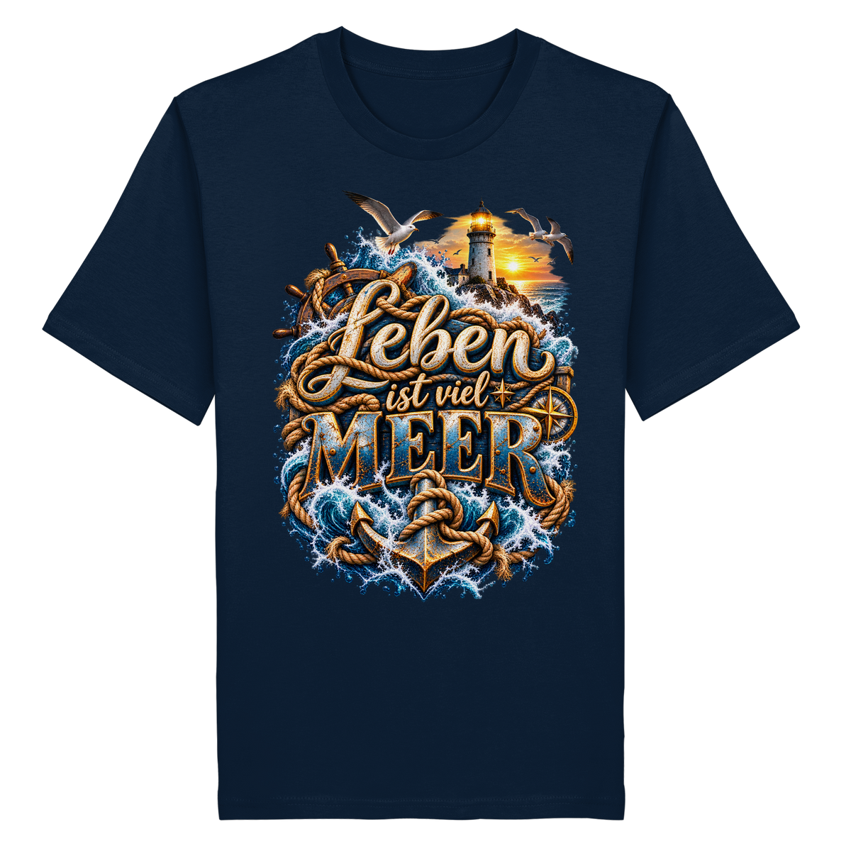 Leben ist viel Meer - Organic Shirt