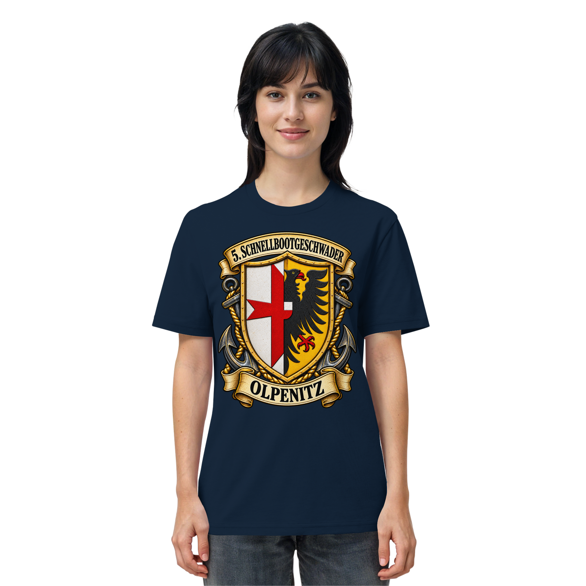 Wappen 5. Schnellbootgeschwader - OLPENITZ - Organic Shirt