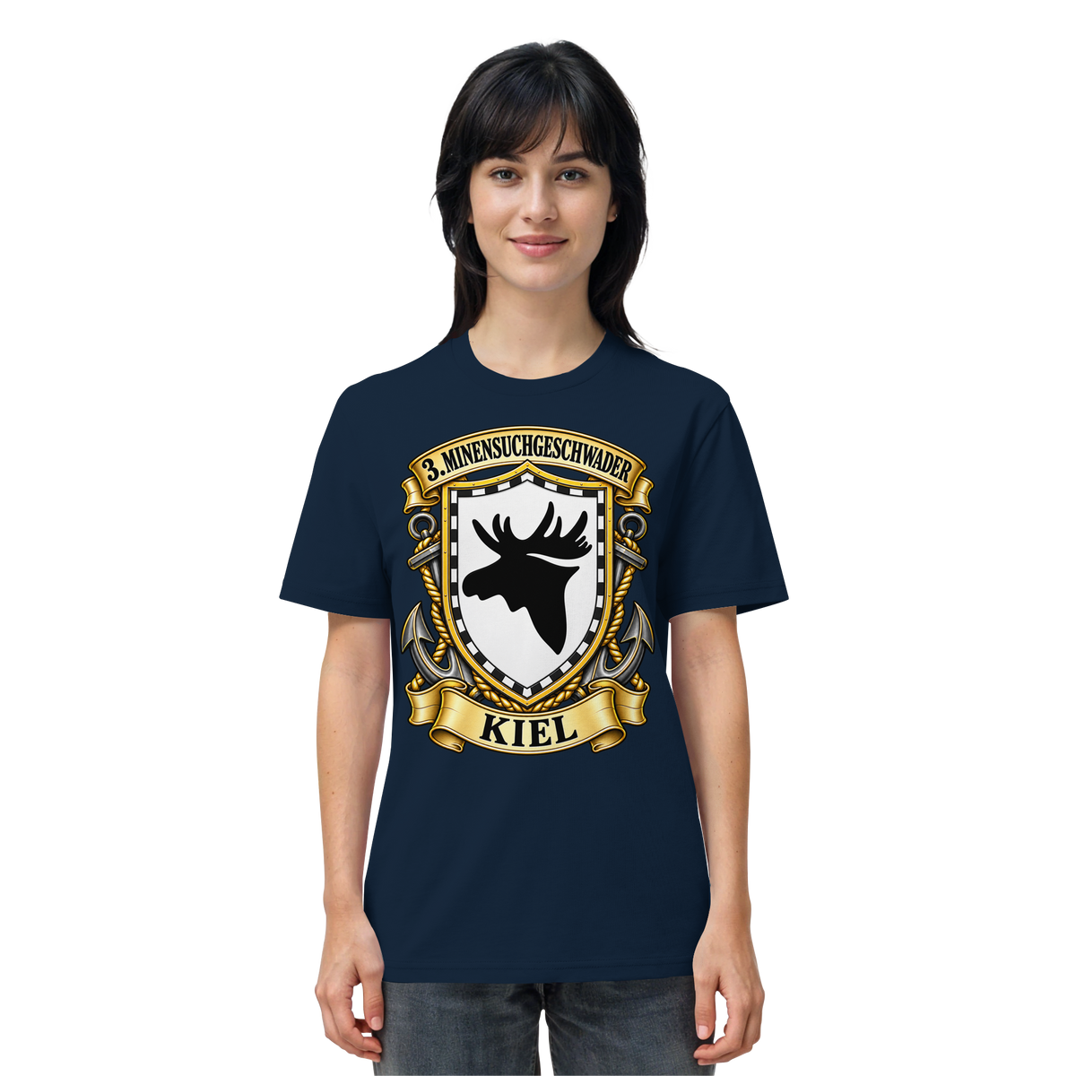 Wappen 3. Minensuchgeschwader - KIEL - Organic Shirt
