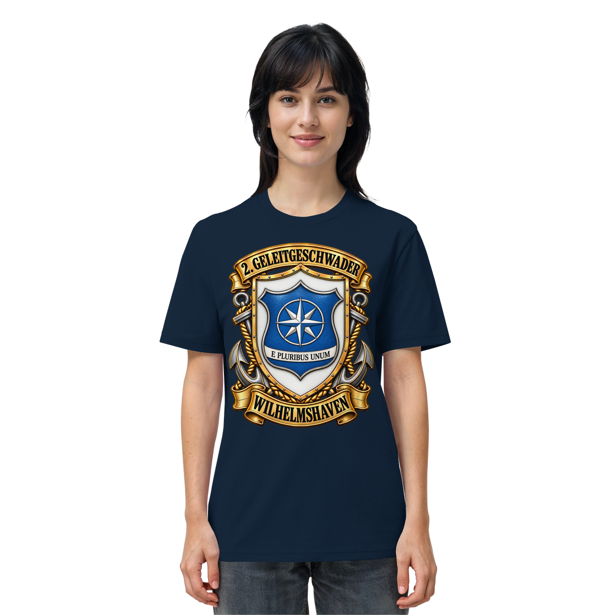 Wappen 2. Geleitgeschwader - Wilhelmshaven - Organic Shirt