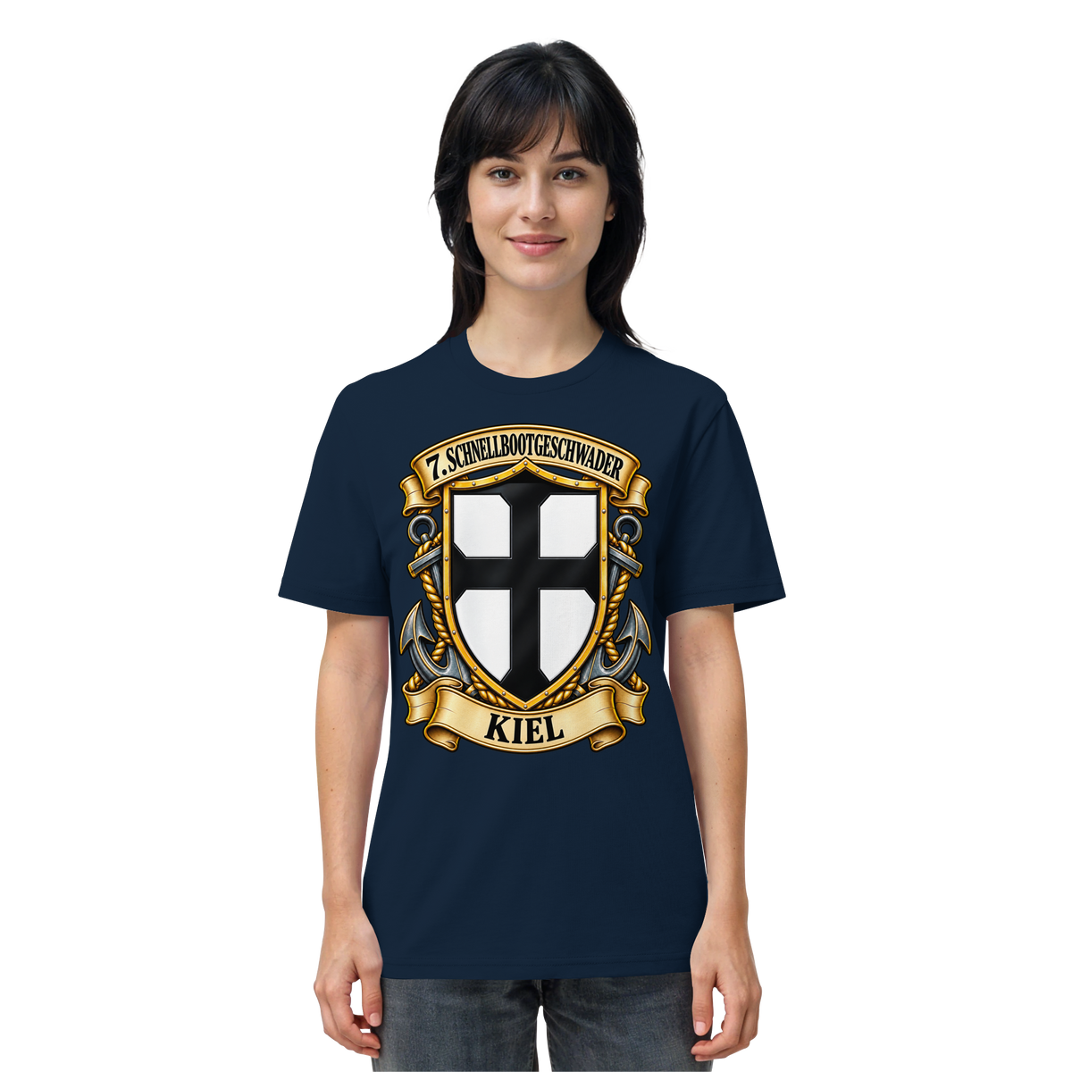 Wappen 7. Schnellbootgeschwader - KIEL - Organic Shirt