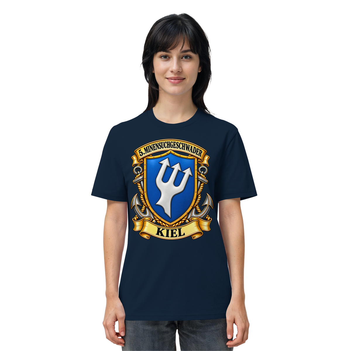 Wappen 5. Minensuchgeschwader - KIEL - Organic Shirt