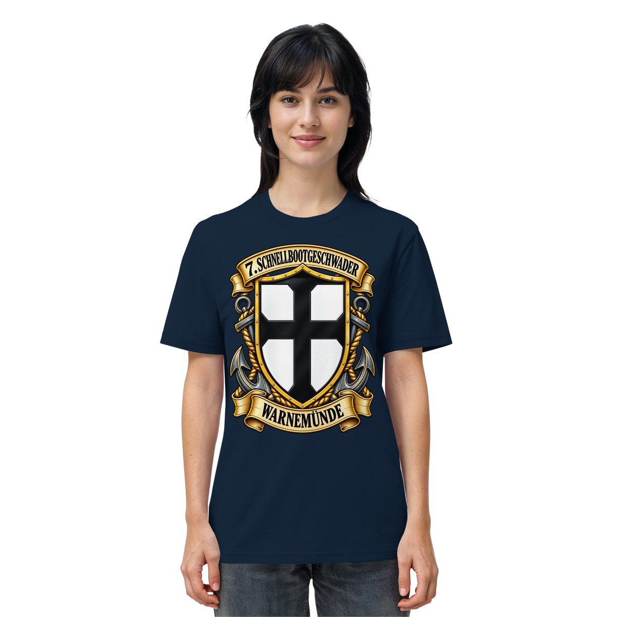 Wappen 7. Schnellbootgeschwader - WARNEMÜNDE - Organic Shirt