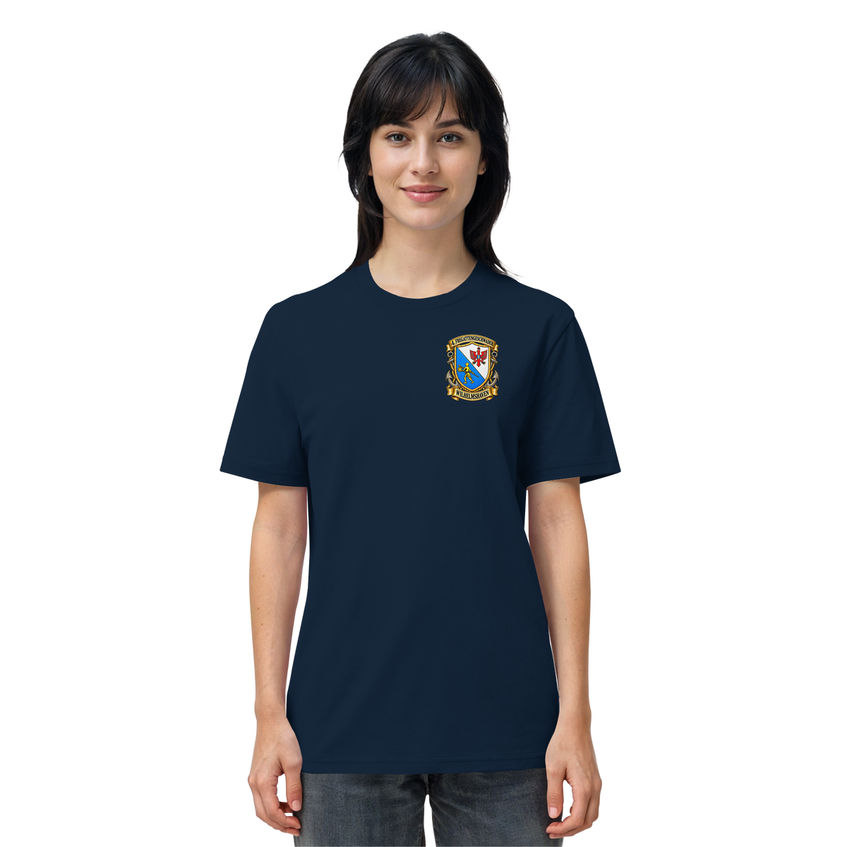 Wappen 4. Fregattengeschwader - Wilhelmshaven - Brustlogo - Organic Shirt